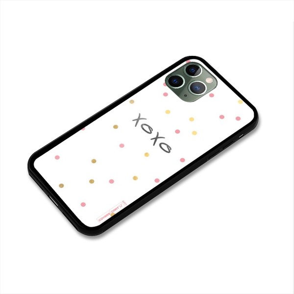 Polka Hugs Glass Back Case for iPhone 11 Pro