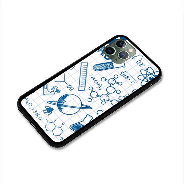 Science Notebook Glass Back Case for iPhone 11 Pro