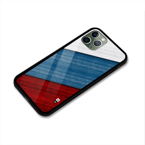 Slant Beautiful Stripe Glass Back Case for iPhone 11 Pro