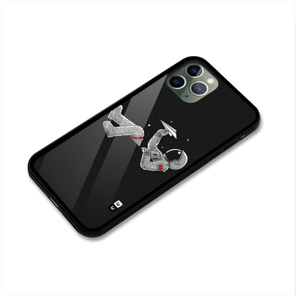 Spaceman Flying Glass Back Case for iPhone 11 Pro