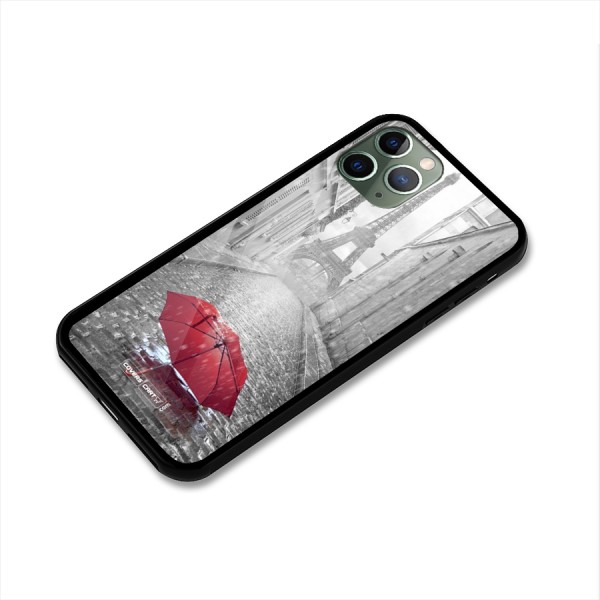 Umbrella Paris Glass Back Case for iPhone 11 Pro