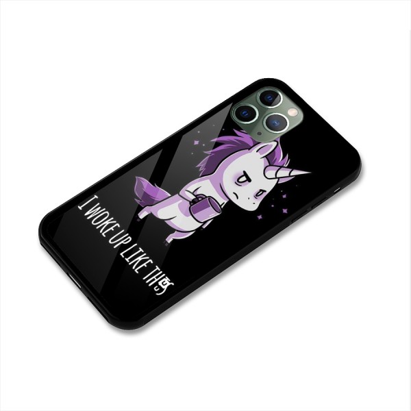 Unicorn Morning Glass Back Case for iPhone 11 Pro