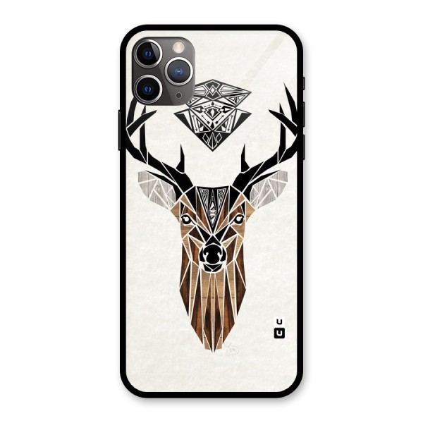 Aesthetic Deer Design Glass Back Case for iPhone 11 Pro Max