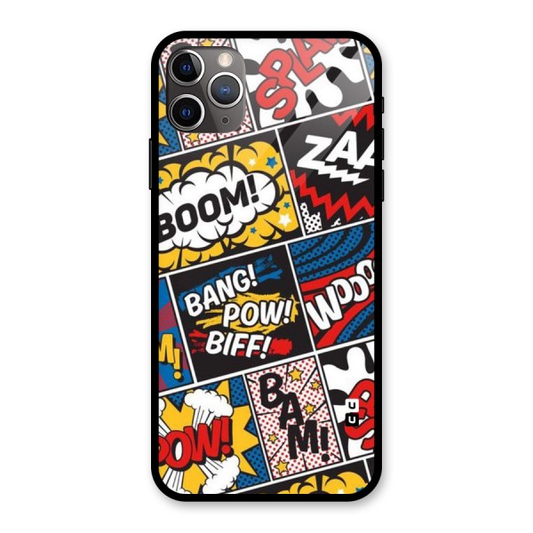 Bam Pattern Glass Back Case for iPhone 11 Pro Max