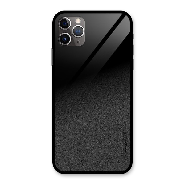 Black Grey Noise Fusion Glass Back Case for iPhone 11 Pro Max