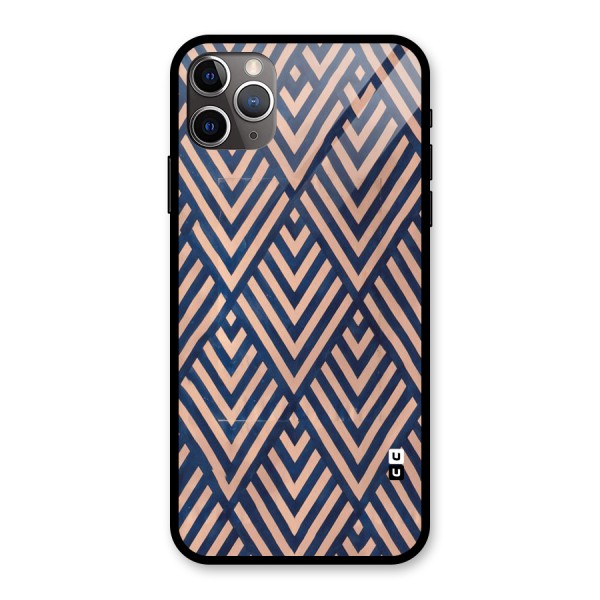 Blue Peach Glass Back Case for iPhone 11 Pro Max