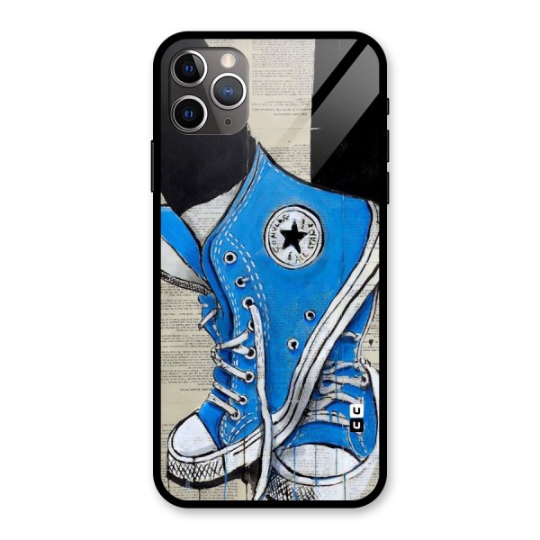 Blue Shoes Glass Back Case for iPhone 11 Pro Max