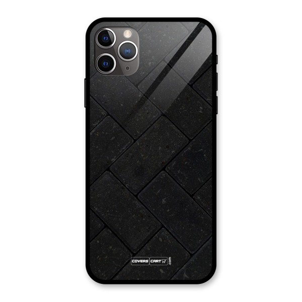 Bricks Pattern Glass Back Case for iPhone 11 Pro Max