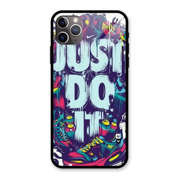 Do It Abstract Glass Back Case for iPhone 11 Pro Max