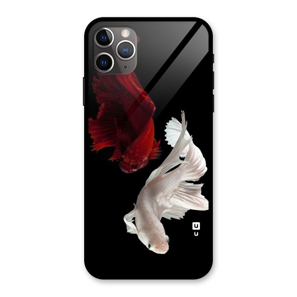 Fish Design Glass Back Case for iPhone 11 Pro Max
