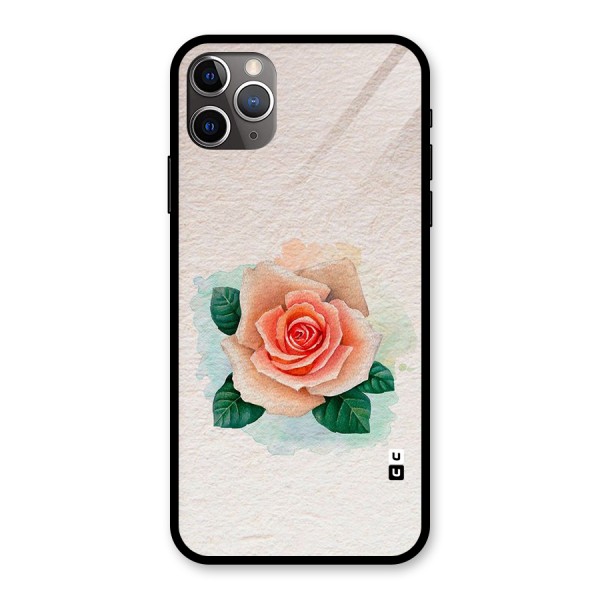 Flower Water Art Glass Back Case for iPhone 11 Pro Max
