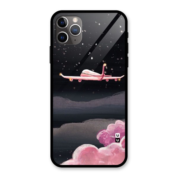 Fly Pink Glass Back Case for iPhone 11 Pro Max