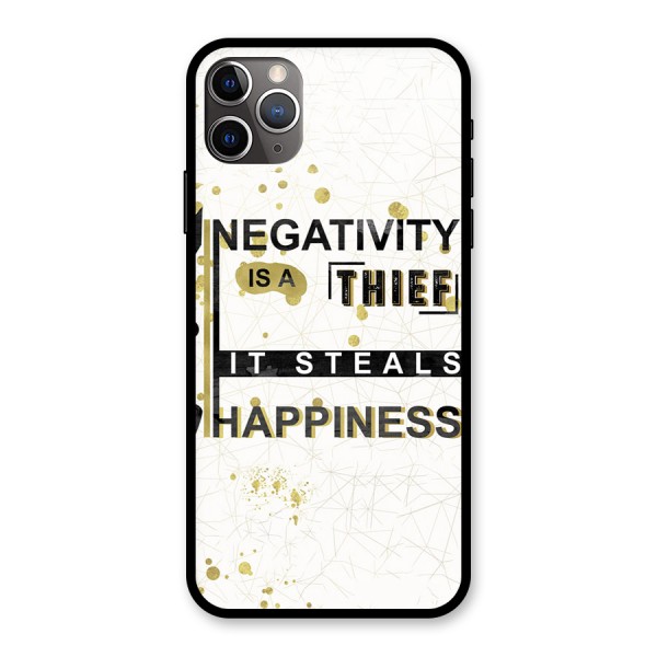 Negativity Thief Glass Back Case for iPhone 11 Pro Max