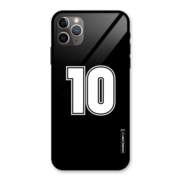 Number 10 Glass Back Case for iPhone 11 Pro Max