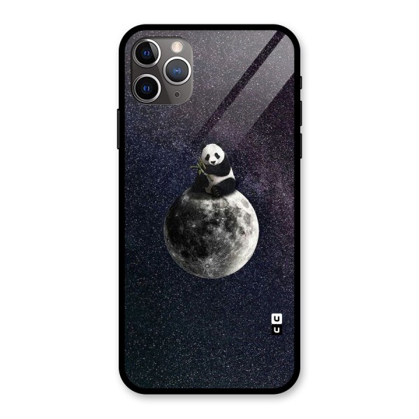 Panda Space Glass Back Case for iPhone 11 Pro Max