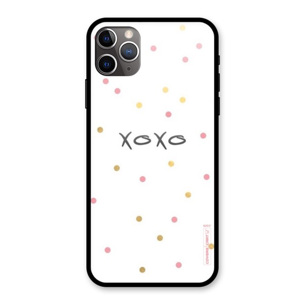 Polka Hugs Glass Back Case for iPhone 11 Pro Max