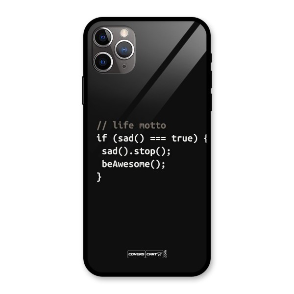 Programmers Life Glass Back Case for iPhone 11 Pro Max