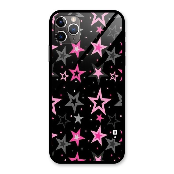 Star Outline Glass Back Case for iPhone 11 Pro Max