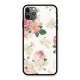 Vintage Floral Pattern Glass Back Case for iPhone 11 Pro Max