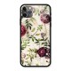 Vintage Rust Floral Glass Back Case for iPhone 11 Pro Max