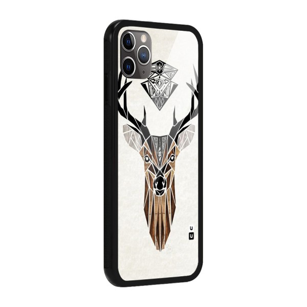 Aesthetic Deer Design Glass Back Case for iPhone 11 Pro Max