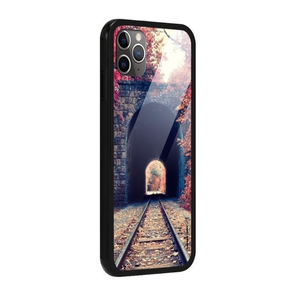 Beautiful Track Glass Back Case for iPhone 11 Pro Max