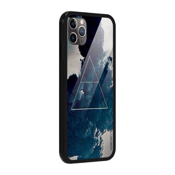 Blue Hue Smoke Glass Back Case for iPhone 11 Pro Max