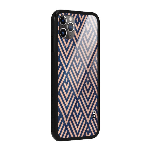 Blue Peach Glass Back Case for iPhone 11 Pro Max