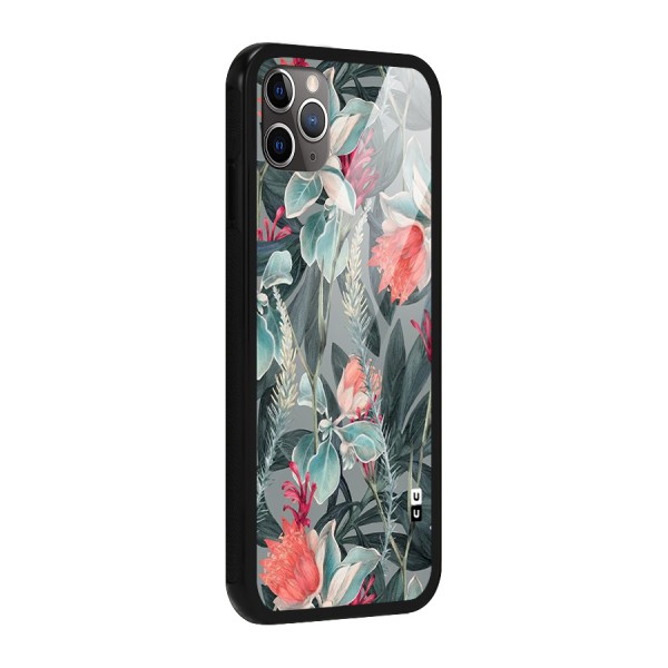 Colored Petals Glass Back Case for iPhone 11 Pro Max