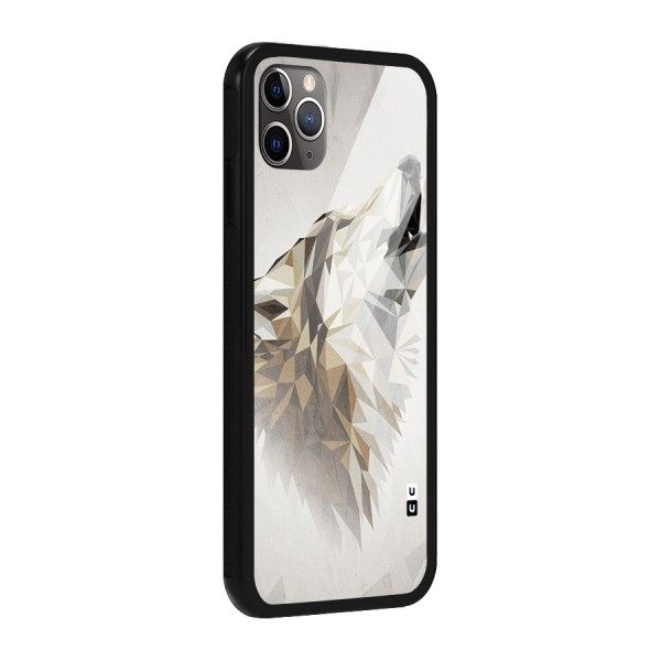 Diamond Wolf Glass Back Case for iPhone 11 Pro Max