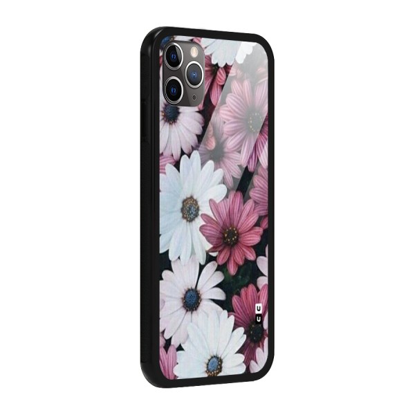 Floral Shades Pink Glass Back Case for iPhone 11 Pro Max