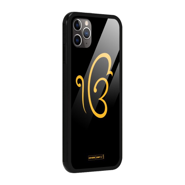 Ik Onkar Glass Back Case for iPhone 11 Pro Max