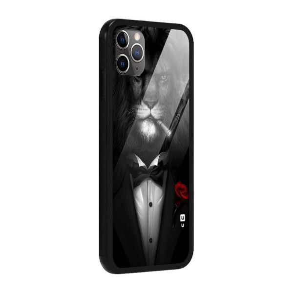 Lion Class Glass Back Case for iPhone 11 Pro Max