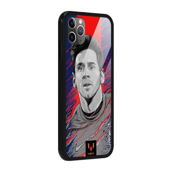 Messi For FCB Glass Back Case for iPhone 11 Pro Max