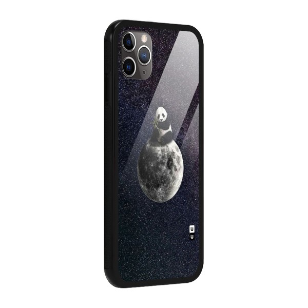 Panda Space Glass Back Case for iPhone 11 Pro Max