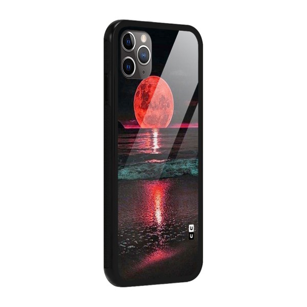 Red Sun Ocean Glass Back Case for iPhone 11 Pro Max