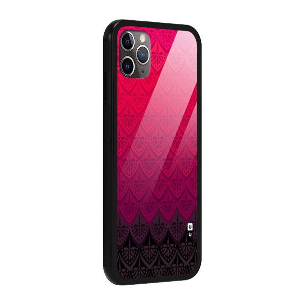 Shades Red Design Glass Back Case for iPhone 11 Pro Max