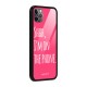 Shhh.. I M on the Phone Glass Back Case for iPhone 11 Pro Max