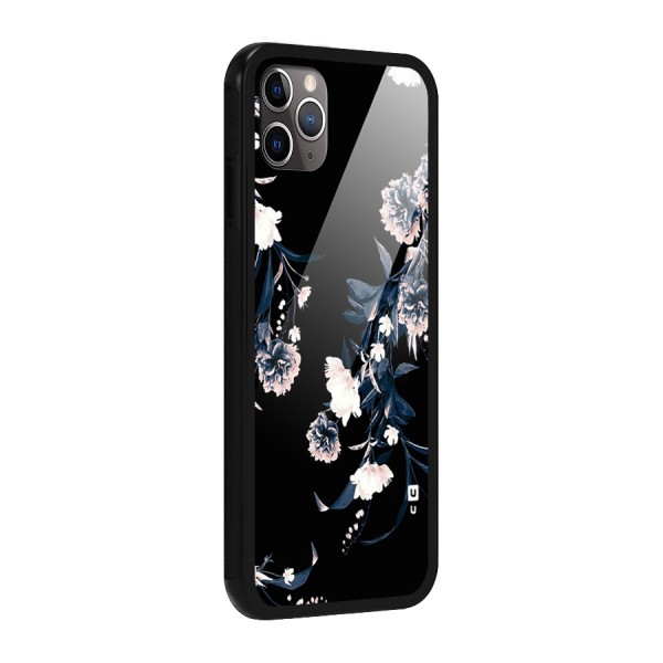 White Flora Glass Back Case for iPhone 11 Pro Max