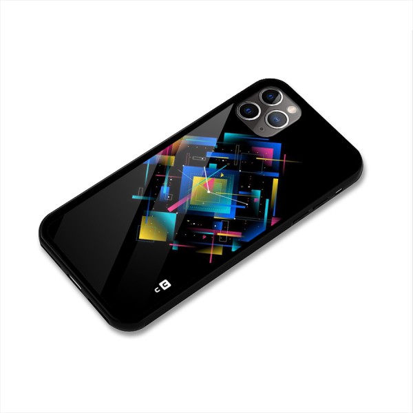 Abstract Clock Glass Back Case for iPhone 11 Pro Max