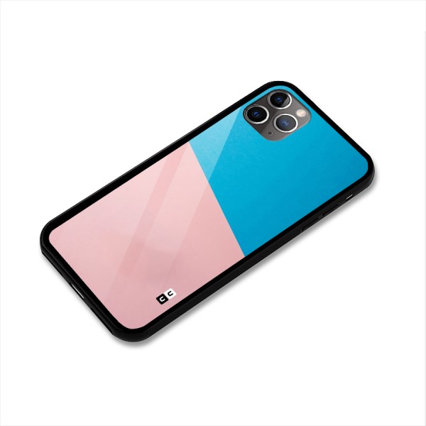 Bicolor Design Glass Back Case for iPhone 11 Pro Max