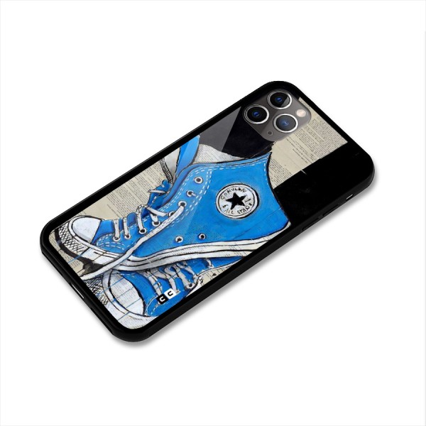 Blue Shoes Glass Back Case for iPhone 11 Pro Max