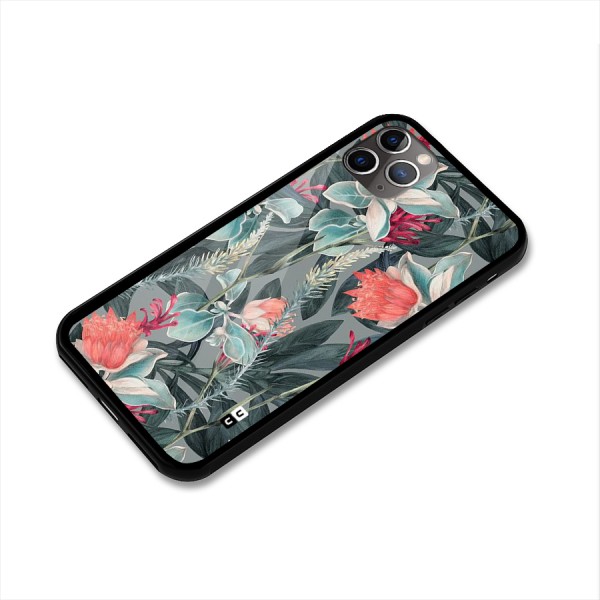 Colored Petals Glass Back Case for iPhone 11 Pro Max