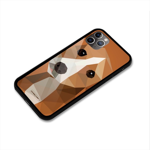 Cute Dog Glass Back Case for iPhone 11 Pro Max