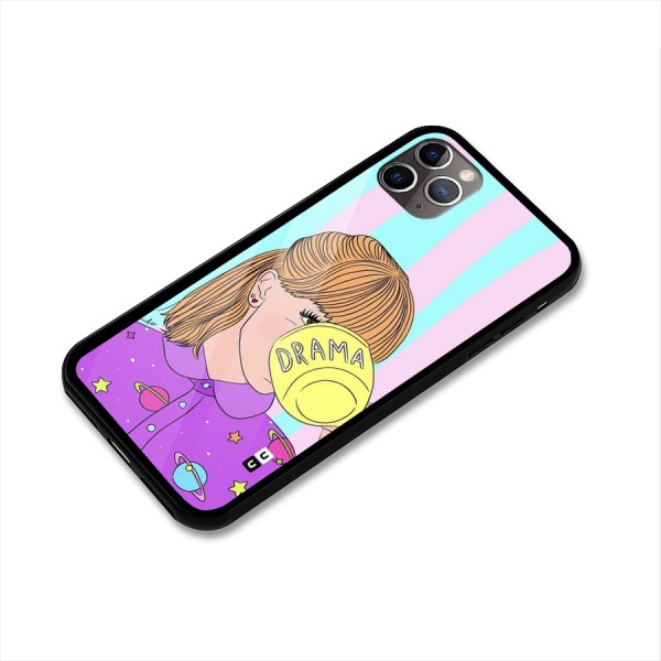Drama Cup Glass Back Case for iPhone 11 Pro Max