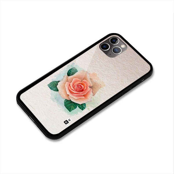 Flower Water Art Glass Back Case for iPhone 11 Pro Max