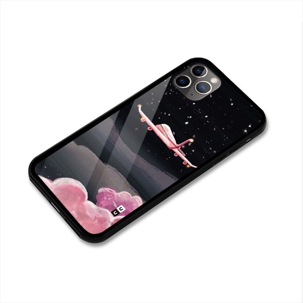 Fly Pink Glass Back Case for iPhone 11 Pro Max