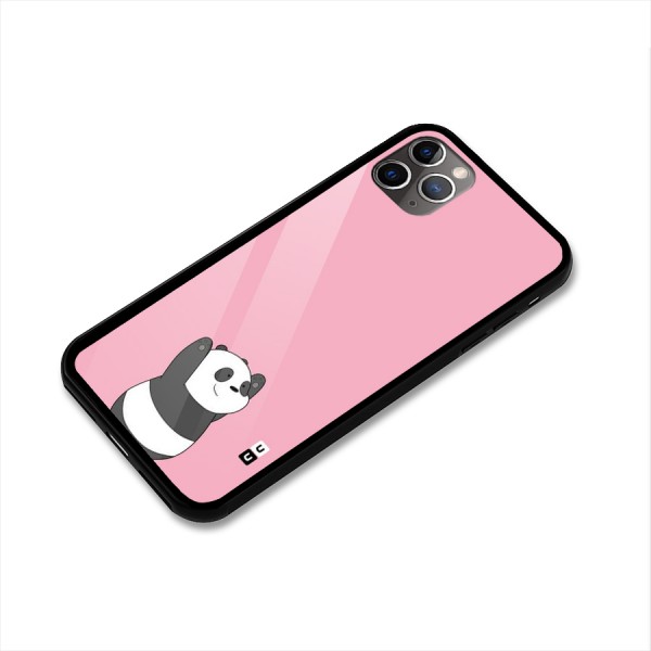 Panda Handsup Glass Back Case for iPhone 11 Pro Max