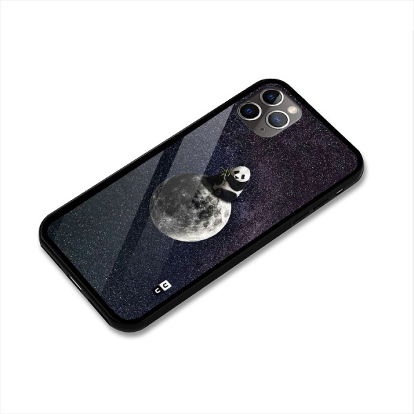 Panda Space Glass Back Case for iPhone 11 Pro Max