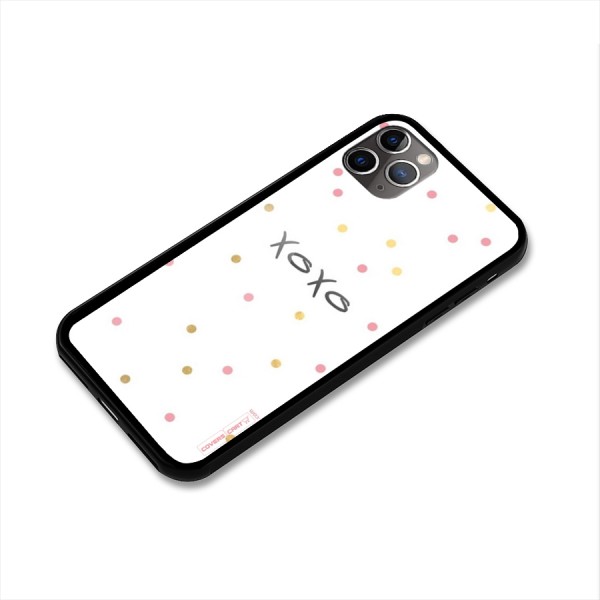 Polka Hugs Glass Back Case for iPhone 11 Pro Max